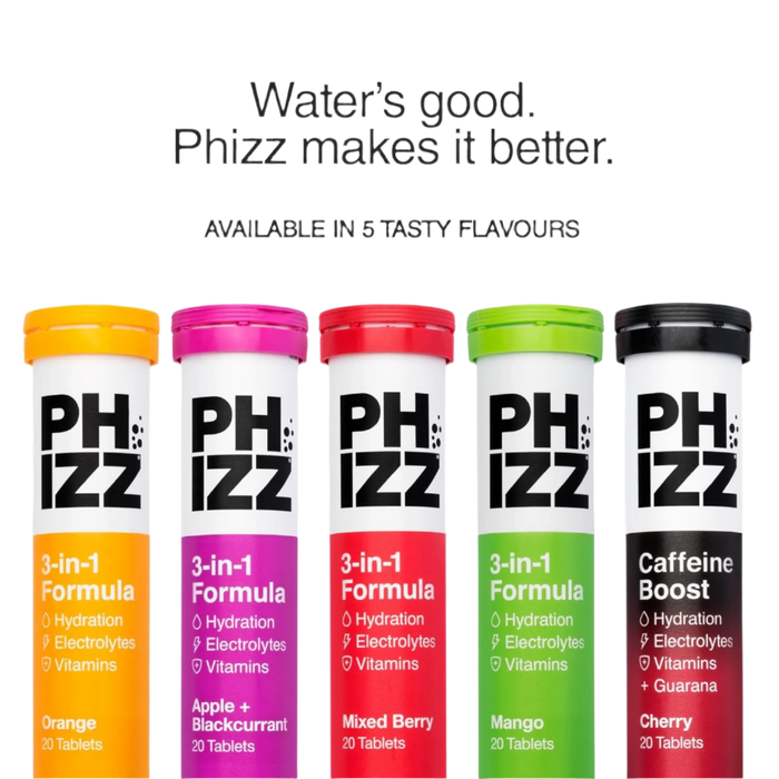 Stay Hydrated and Fueled with Phizz: The Ultimate 3-in-1 Solution