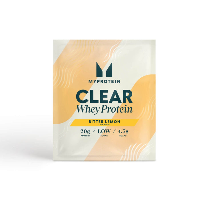 MyProtein Clear Whey Isolate Single Serving 25g sachet - Bitter Lemon - Clear Whey Protein at MySupplementShop by MyProtein