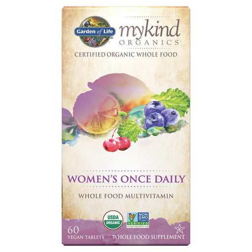 Garden of Life Mykind Organics Women's Once Daily - 60 vegan tabs - Vitamins & Minerals at MySupplementShop by Garden of Life