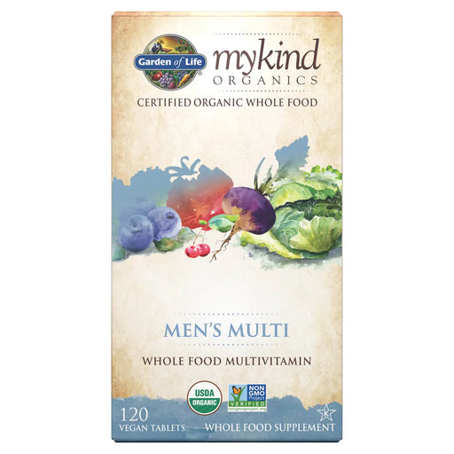 Garden of Life Mykind Organics Men's Multi - 120 vegan tabs - Vitamins & Minerals at MySupplementShop by Garden of Life