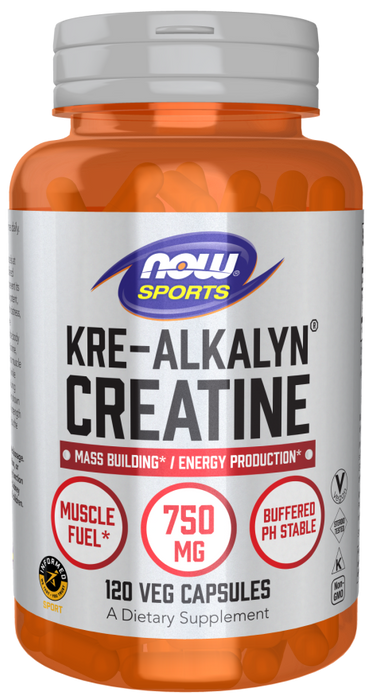 NOW Foods Kre-Alkalyn Creatine 120 Capsules