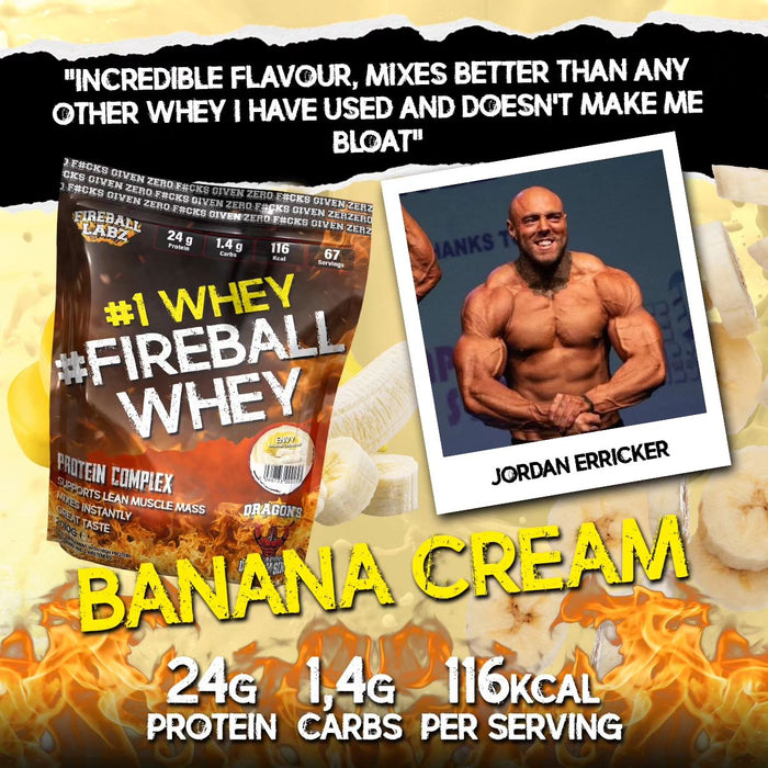 Fireball Labz #1Whey #FireballWhey 2kg - Protein Powder at MySupplementShop by Fireball Labz