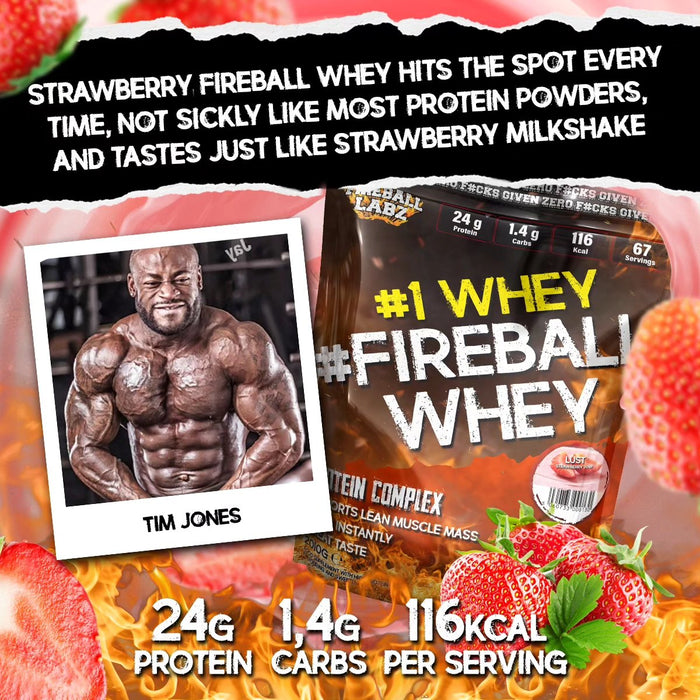 Fireball Labz #1Whey #FireballWhey 2kg - Protein Powder at MySupplementShop by Fireball Labz