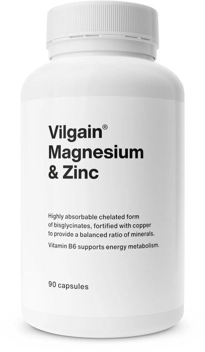 Vilgain Magnesium and Zinc 90 Capsules