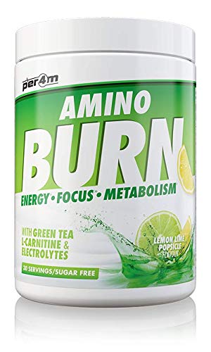 Per4m Amino Burn 240g - Lemon Lime Popsicle - Sports Nutrition at MySupplementShop by PER4M Nutrition