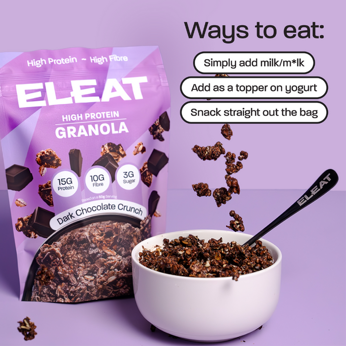 Eleat High Protein Granola – 15g Protein, Low Sugar, High Fibre Breakfast