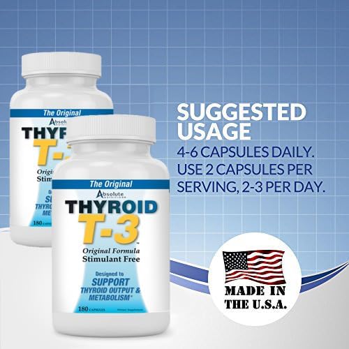 Absolute Nutrition Thyroid T3 - 180 caps