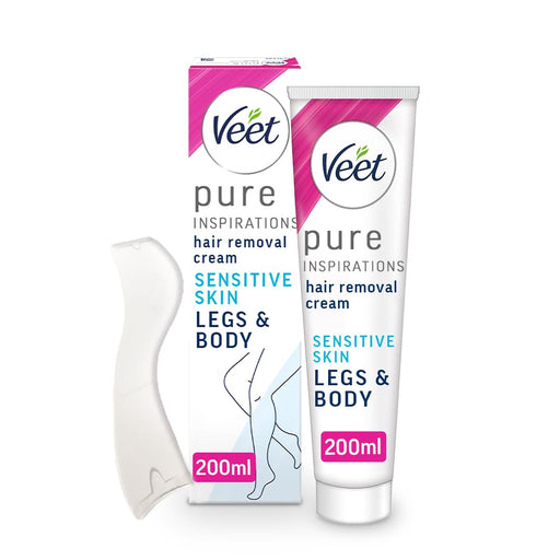 Veet Pure Inspirations Hair Removal Cream Sensitive - 200ml - Hair Removal at MySupplementShop by Veet