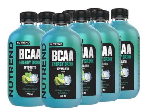 Nutrend BCAA Energy Drink, Icy Mojito - 8 x 330 ml - Sports Supplements at MySupplementShop by Nutrend