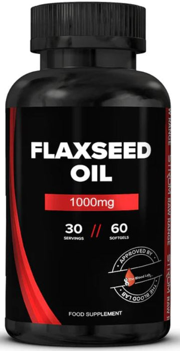 Strom Sports Flaxseed Oil 60 Softgels - FLAXSEEDs at MySupplementShop by Strom Sports