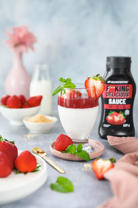 Allnutrition Fitking Delicious Sauce, Strawberry 500g - Health Foods at MySupplementShop by Allnutrition