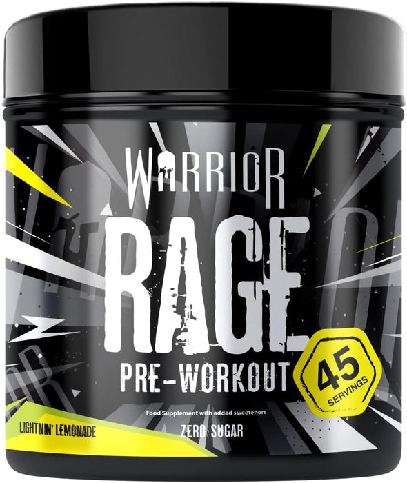 Warrior Rage Pre Workout 392g 45 Servings - Pre Workout at MySupplementShop by Warrior