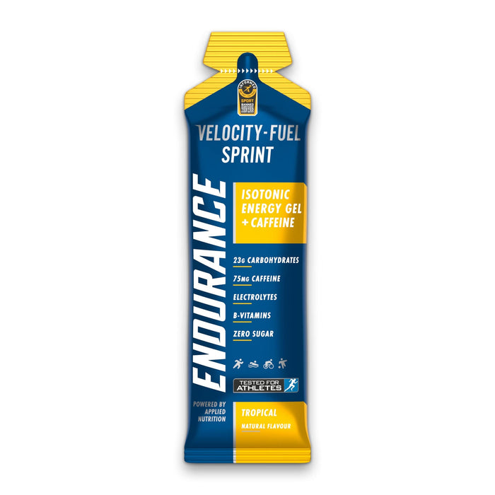 Applied Nutrition Endurance Sprint Isotonic Energy Gel + Caffeine, Tropical - 20 x 60g - Nutritional Supplement at MySupplementShop by Applied Nutrition