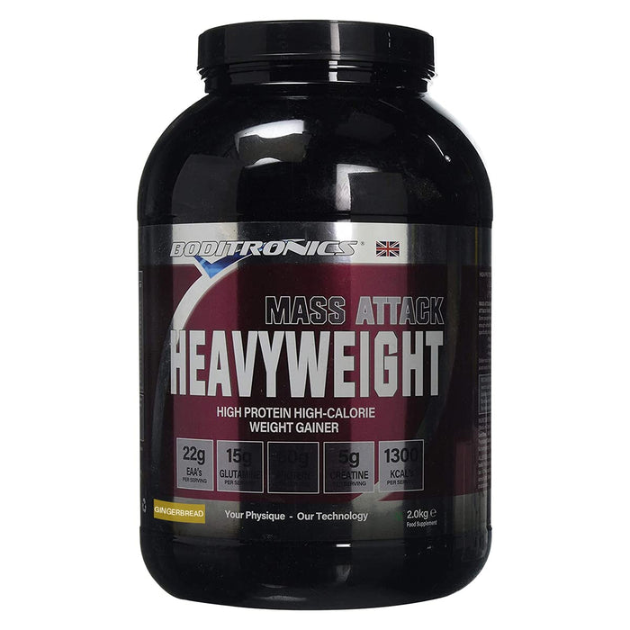 Boditronics Mass Attack Heavyweight 2kg - BCAAs at MySupplementShop by Boditronics