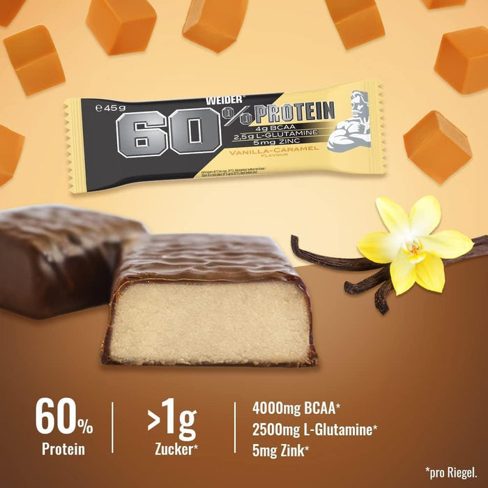 Weider Nutrition 60% Protein Bar 24x45g