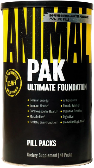 Animal Pak 30 packs | All-in-One Performance Pack for Strength, Recovery & Immunity