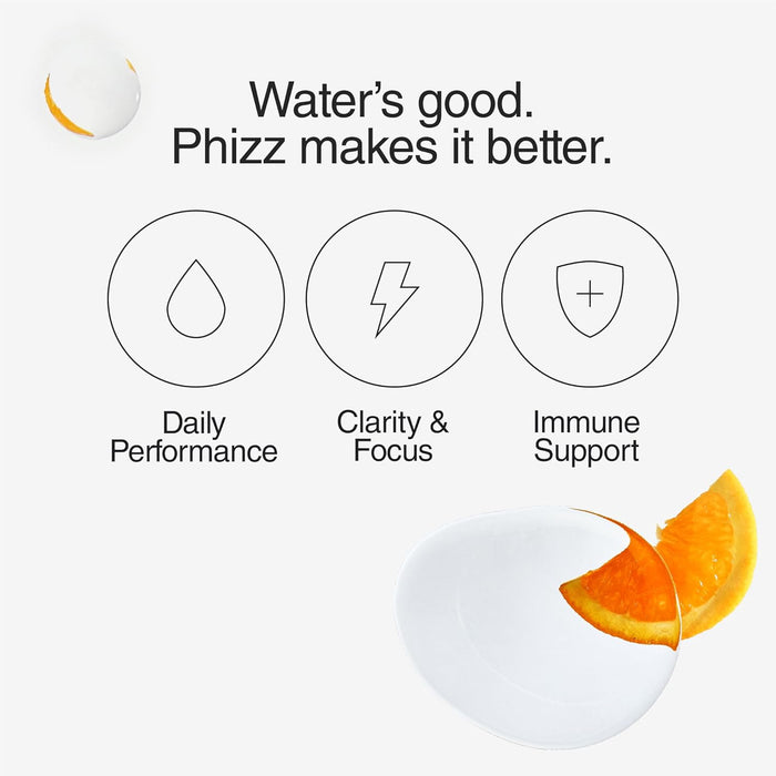 Phizz 3-in-1 Hydration, Electrolytes and Vitamins - 12x20 Effervescent Tablets