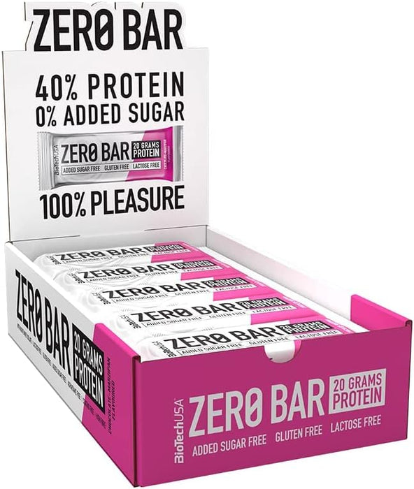 BioTechUSA Zero Bar - Choose Your Flavour 20 x 50g