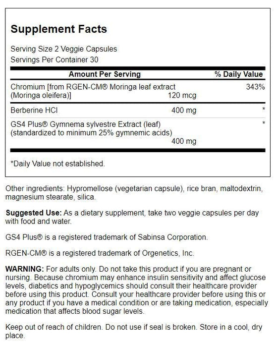 Swanson Pure Blood Sugar - 60 vcaps - Combination Multivitamins & Minerals at MySupplementShop by Swanson