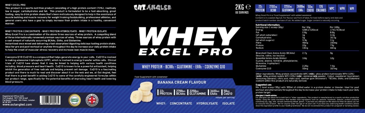 Outangled Whey Excel Pro 2kg