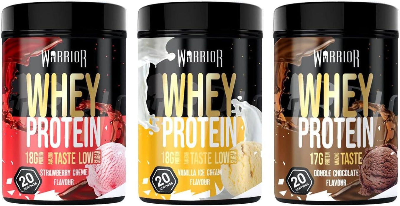 Whey Protein, Double Chocolate - 500g - Protein at MySupplementShop by Warrior