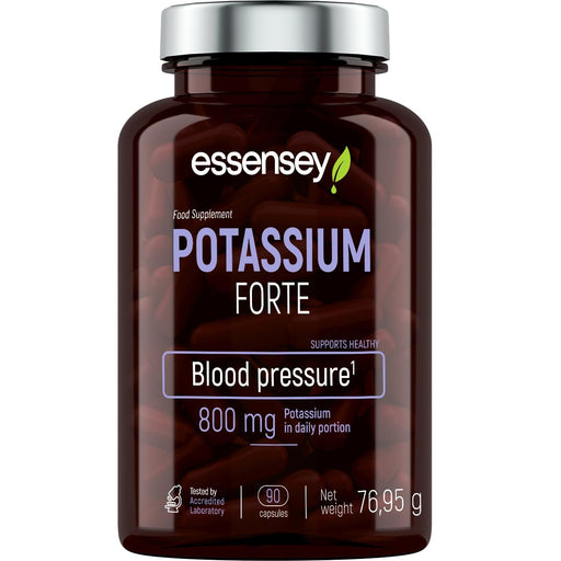 Potassium Forte, 800mg - 90 caps - Health and Wellbeing at MySupplementShop by Essensey