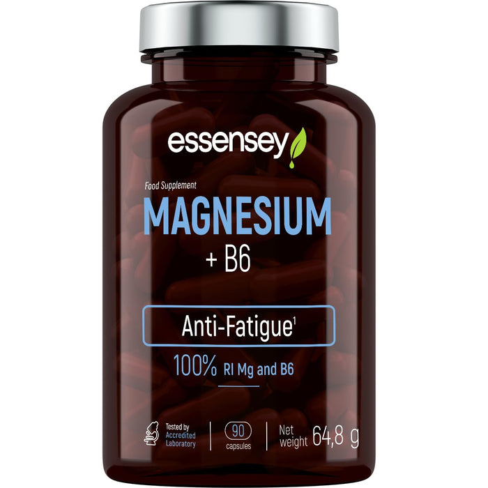 Magnesium + B6 - 90 caps - Vitamins & Minerals at MySupplementShop by Essensey