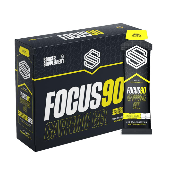 Soccer Supplement Focus90 Caffeine Gel 12x70g - Cherry - Beta-Alanine at MySupplementShop by SOCCER SUPPLEMENT