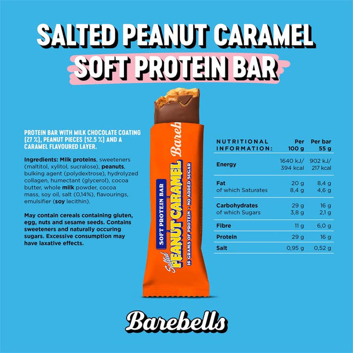 Barebells Soft Protein Bar 12x55g - Protein Bars at MySupplementShop by BAREBELLS