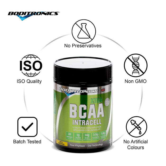 Boditronics BCAA Intracell Xtra 375g - Protein Blends at MySupplementShop by Boditronics