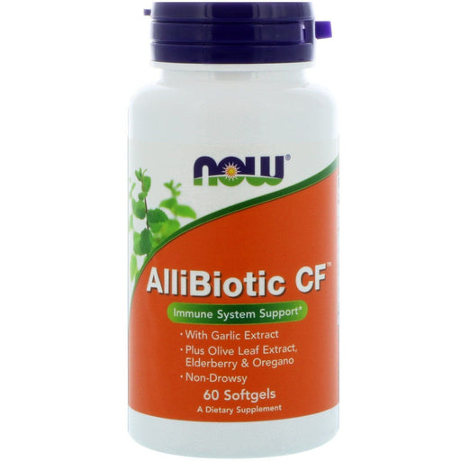 NOW Foods AlliBiotic CF - 60 softgels - Health and Wellbeing at MySupplementShop by NOW Foods