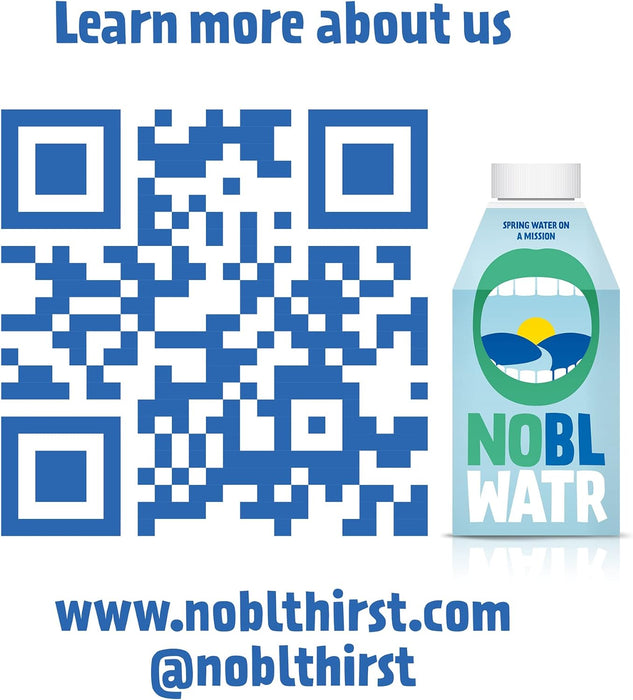 NOBL WATR - Spring Water on a Mission - Bottled Water at MySupplementShop by Nobl