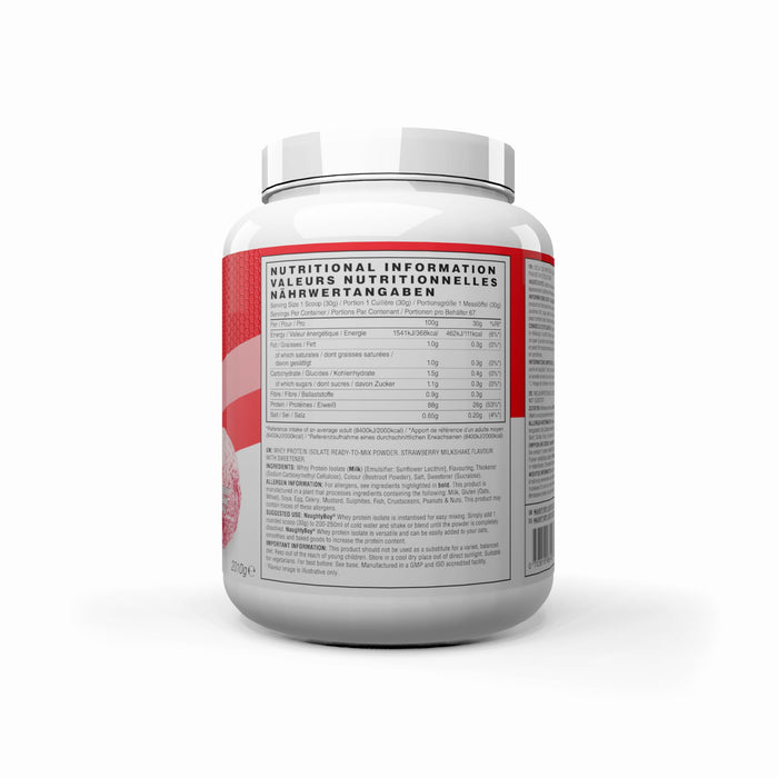 Iso-9, Strawberry Milkshake - 2010g - Protein at MySupplementShop by Naughty Boy