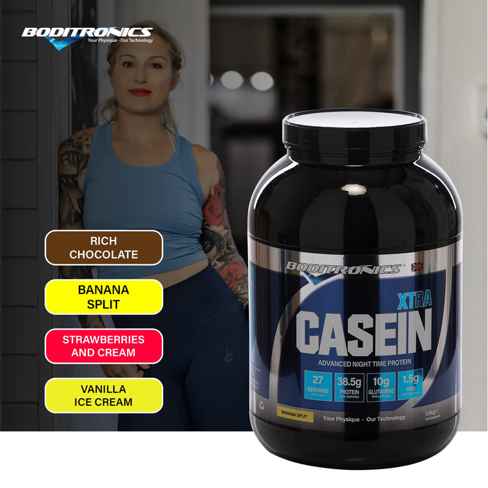 Boditronics Casein Xtra 1.5kg - Casein Proteins at MySupplementShop by Boditronics