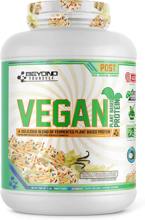 Beyond Yourself Vegan Protein 1.82kg - Vanilla Cupcake Batter - Vegan Protein at MySupplementShop by Beyond Yourself