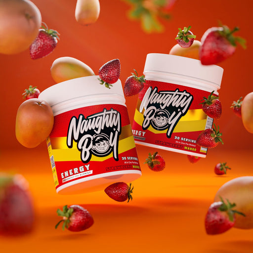 Energy, Strawberry Mango - 390g - Beta-Alanine at MySupplementShop by Naughty Boy