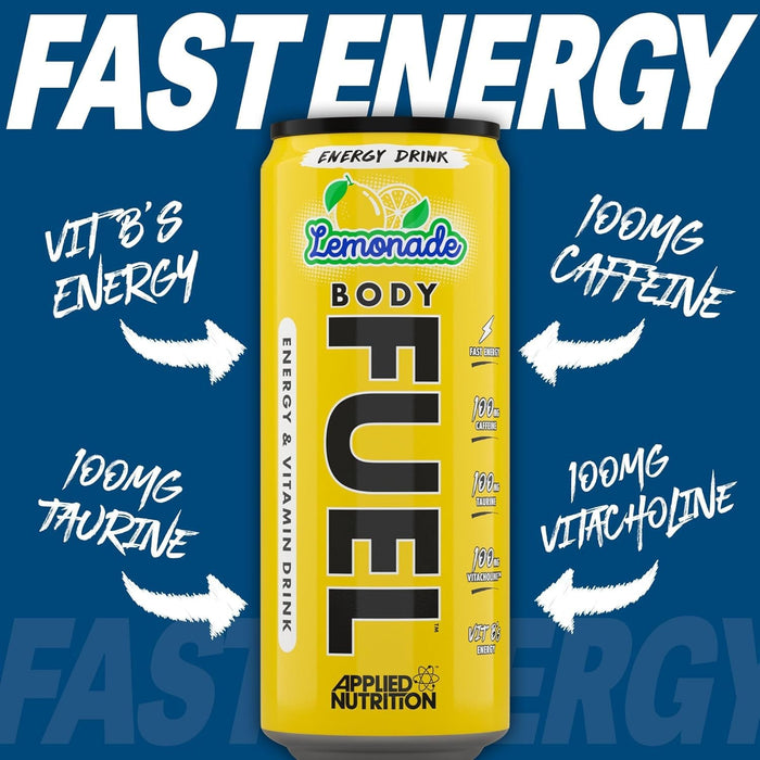 Applied Nutrition Body Fuel Energy 12 x 330ml - Energy Drinks at MySupplementShop by Applied Nutrition