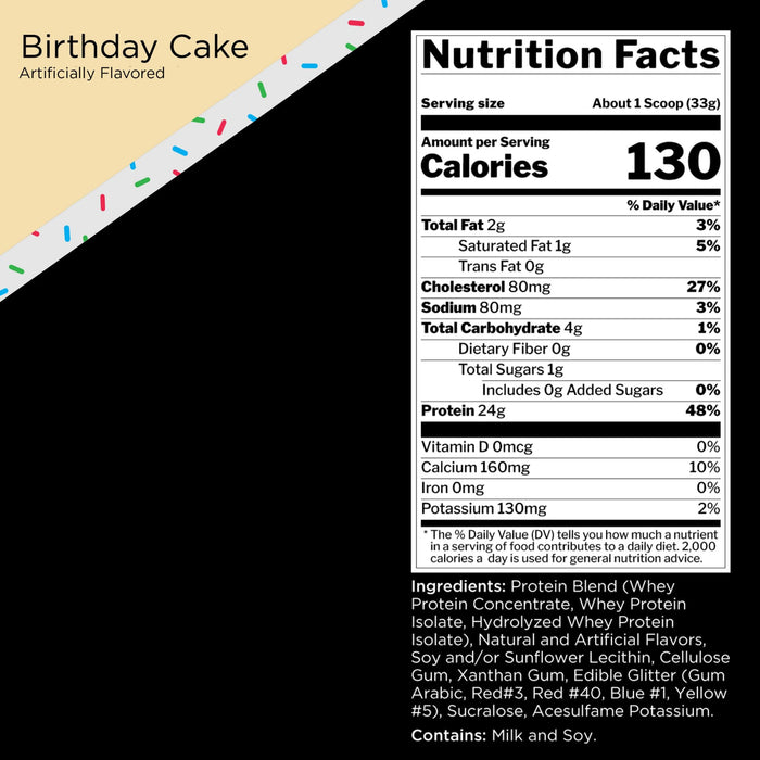 R1 Whey Blend, Birthday Cake - 2240g - Whey Proteins at MySupplementShop by Rule One