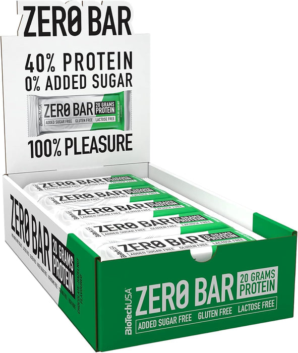 BioTechUSA Zero Bar - Choose Your Flavour 20 x 50g