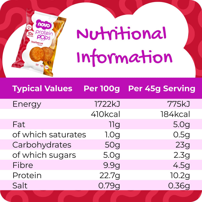 Novo Nutrition Novo Protein Pops 6x45g