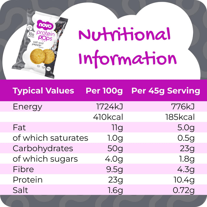 Novo Nutrition Novo Protein Pops 6x45g