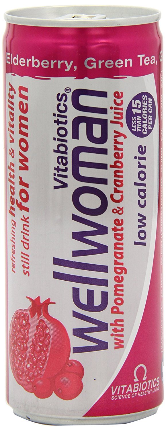 Vitabiotics Wellwoman Pomegranate & Cranberry Vitamin Drink - 250ml - Women at MySupplementShop by Vitabiotics