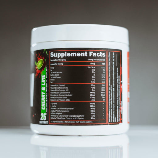 Efectiv Nutrition Burn 125g Cherry & Lime - Fat Burners at MySupplementShop by Efectiv Nutrition