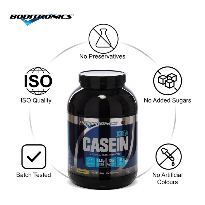 Boditronics Casein Xtra 1.5kg - Casein Proteins at MySupplementShop by Boditronics