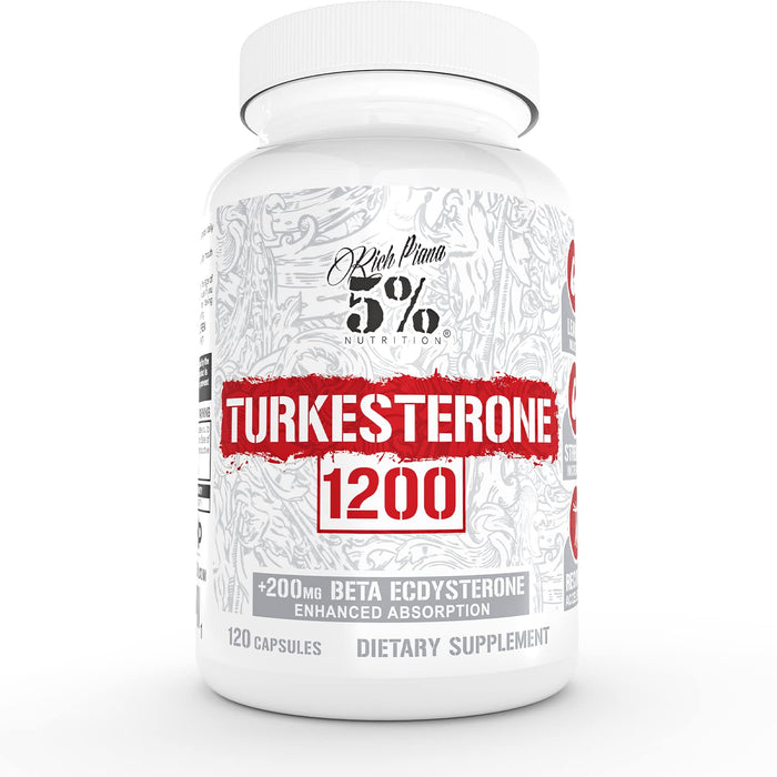 5% Nutrition Turkesterone 1200 120 caps - Special Formula at MySupplementShop by 5% Nutrition