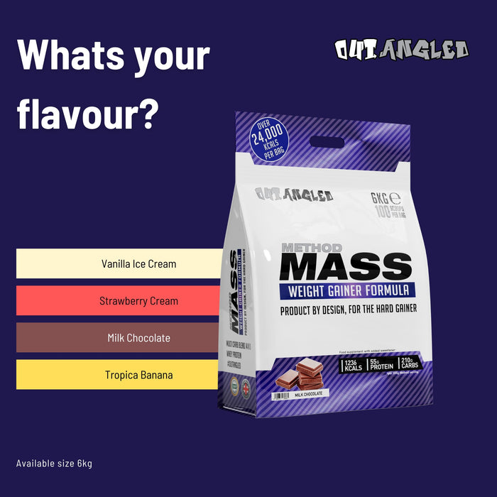 Outangled Method Mass 6kg - Whey Proteins at MySupplementShop by OUT ANGLED