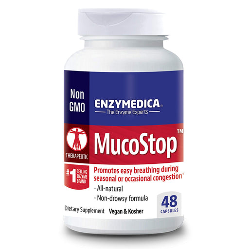 Enzymedica MucoStop - 48 caps - Nutritional Supplement at MySupplementShop by Enzymedica