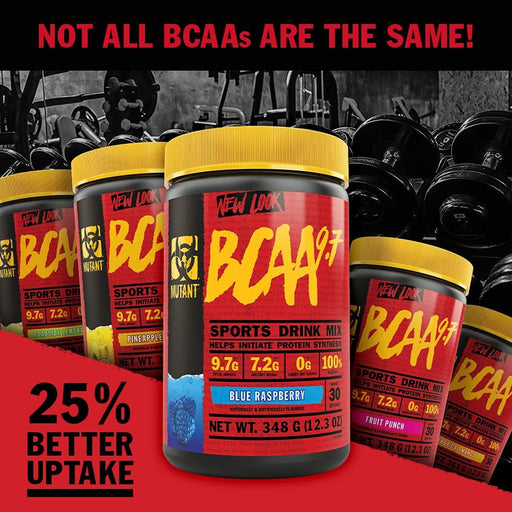 Mutant BCAA 9.7 with Micronized Amino Acid and Electrolyte Support Stack - Amino Acids and BCAAs at MySupplementShop by Mutant