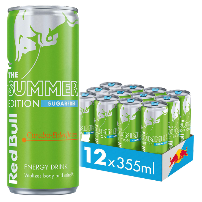 Red Bull Green Edition Sugar Free 12x355ml