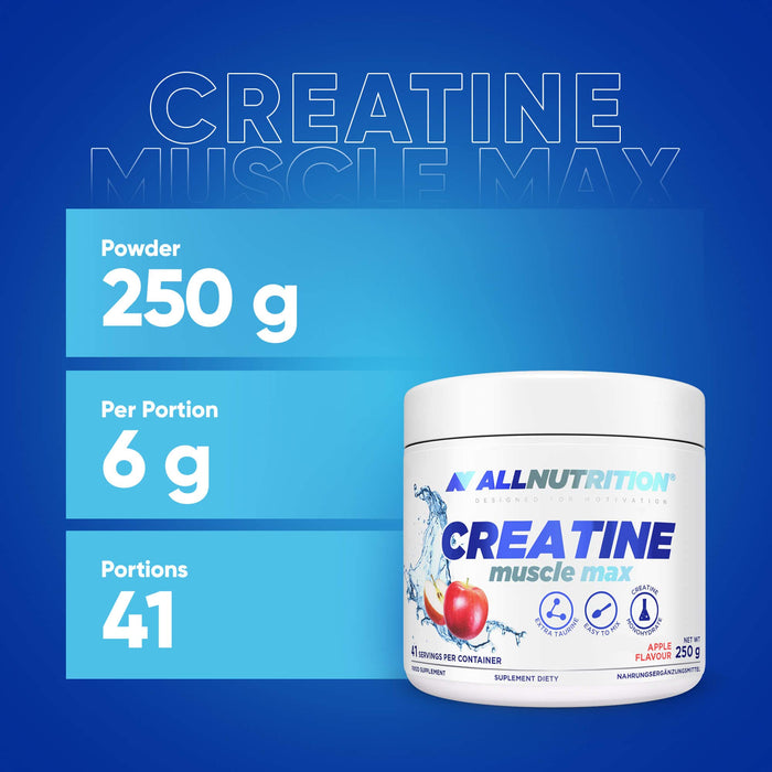 Creatine Muscle Max, Blueberry - 250g - Creatine Supplements at MySupplementShop by Allnutrition